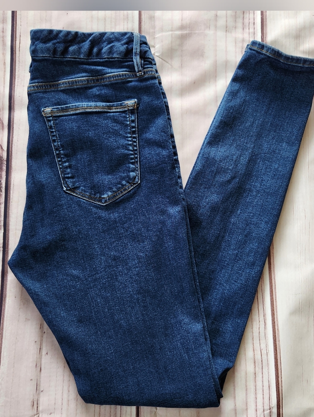 Good American Buckle "Good Legs" Tall High Rise Skinny Jean, Women's Size 14 - Picture 4 of 13